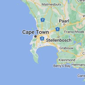 Map of Cape Town