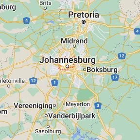 Map of Johannesburg